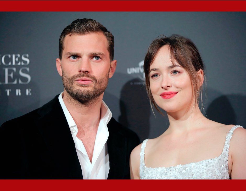 Dakota Jonson E Jamie Dornan Insieme Con Sfumature Di Rosso