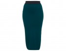 Pencil skirt verde petrolio