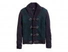 Cardigan con alamari