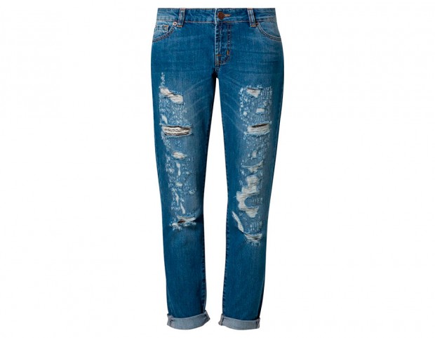 Baggy jeans con risvolto