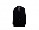 Blazer nero con chiusura a due bottoni