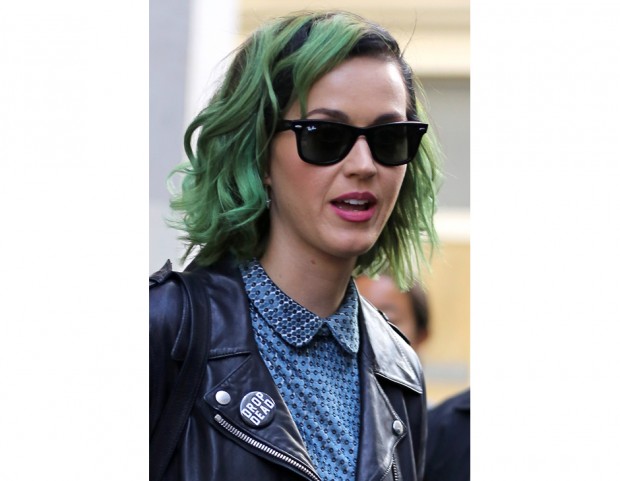 Capelli verdi per Katy Perry