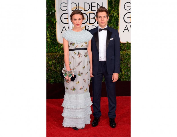 Keira Knightley (in Chanel) con il marito James Righton