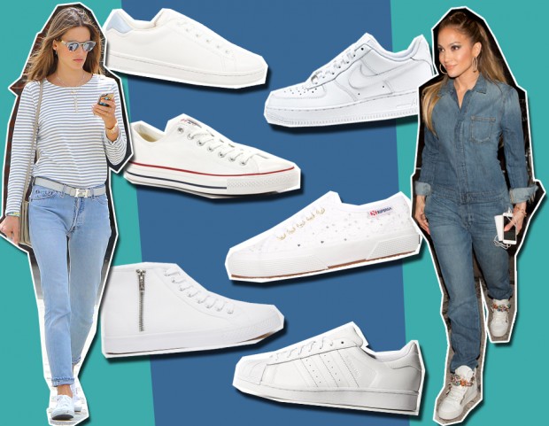 White Sneakers Le Scarpe Da Ginnastica Vanno In Bianco Tu Style