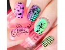 Nail art estiva dai colori fluo