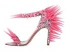 Max Kibardin (designer): Sandalo “Spike” Primavera/estate 2012 Camoscio, cristalli Swarovski, silicone