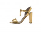 Sandali in pelle gold