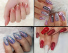 Nail art scintillanti per le feste!