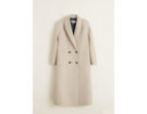 Cappotto beige a doppiopetto