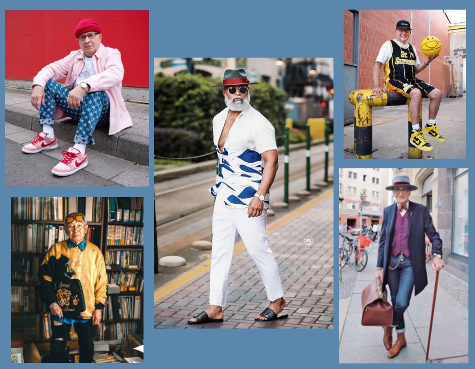 Fashion influencer over 60